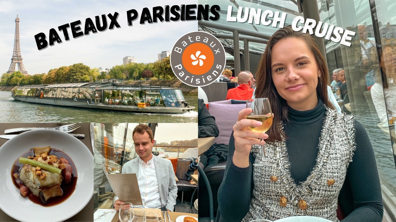 YOU NEED TO DO THIS IN PARIS! Dinner cruise on the River Seine 🇫🇷| Hannah Isobel