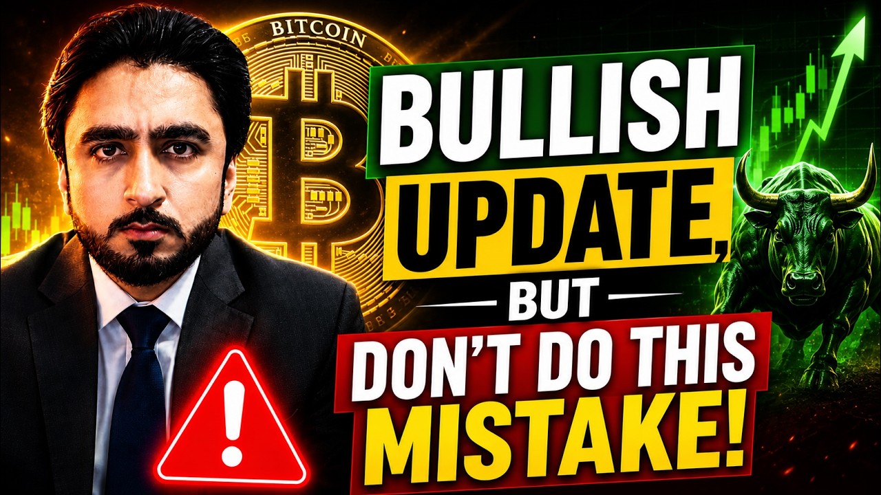 🚨 Bullish Update In Crypto Market! But DON'T Make This Mistake, Bitcoin Next Move 😱