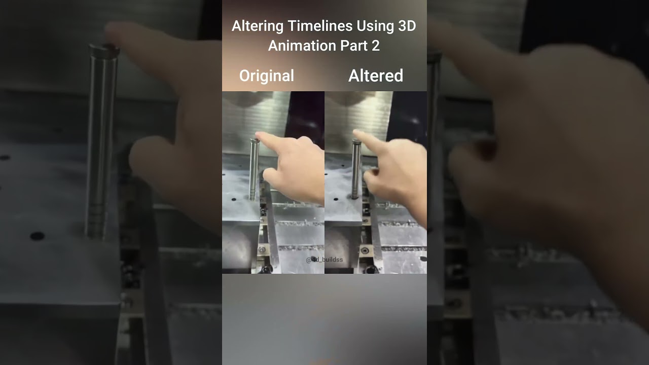 Pipe Bouncing (Altering Timelines Using 3D Animation) (Part 2) #shorts