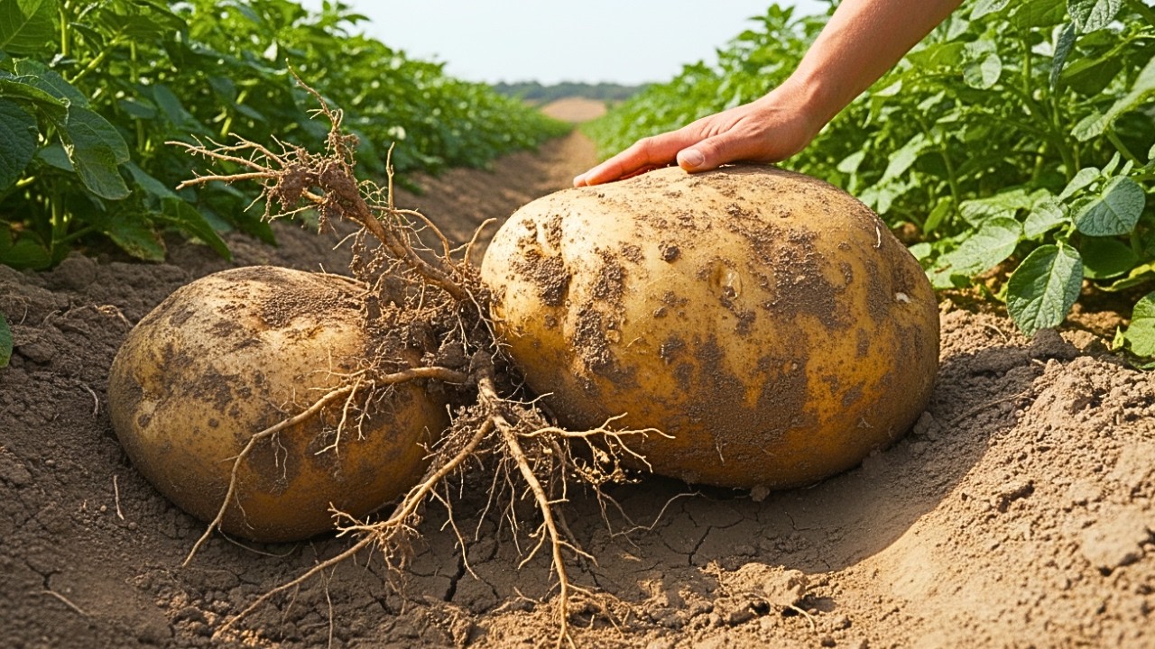 Metodo PROIBITO Rivelato Patate GIGANTI in 60 giorni! Raccolto 12X garantito!