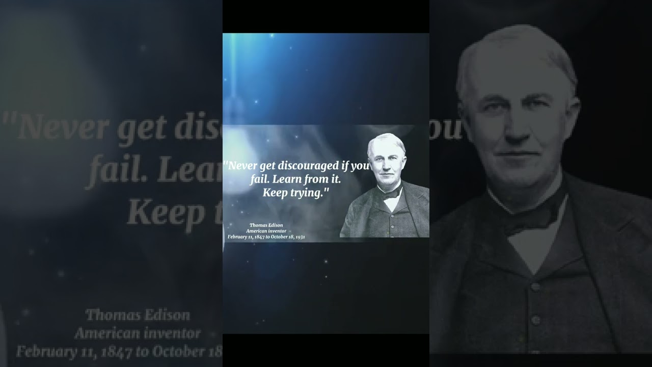 Famous quotes of Thomas Edison quotes #ferlmotivated