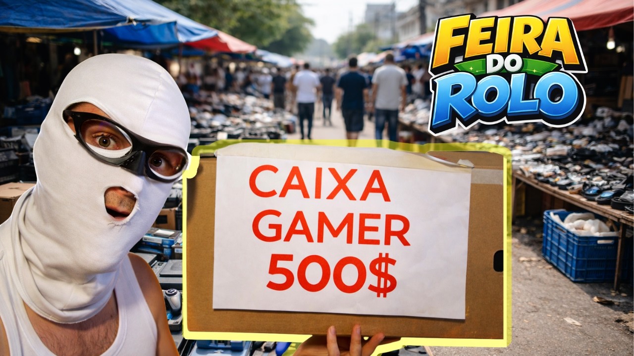 CAIXA GAMER DE R$500 NA FEIRA DO ROLO !