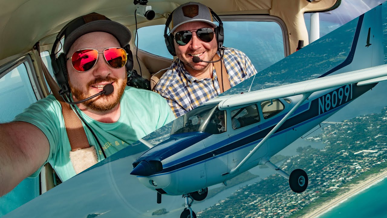 УДИВИТЕЛЬНЫЕ полёты над Флоридой на Cessna 172 Skyhawk | Посадочная площадка для шаттлов | Майами...