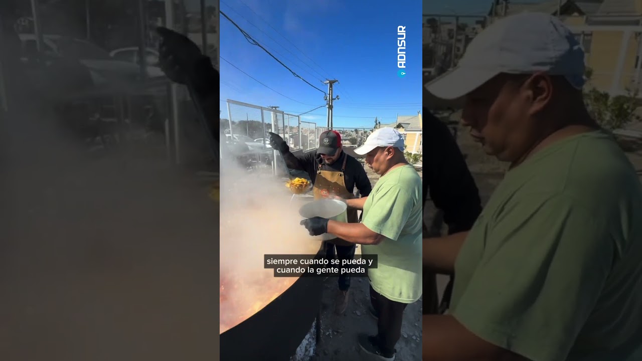 M&aacute;s de 600 personas disfrutaron de un plato de comida en la olla popular realizada en Quirno Costa