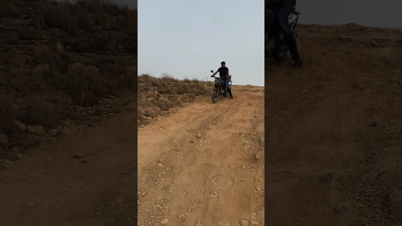 Unseen Offroad Trail & Hidden Cliff in Bahria Town Karachi | GS150 Cinematic Solo Ride