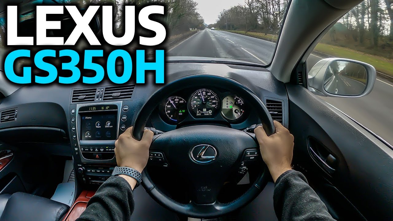 LEXUS GS450H HYBRID CVT - POV TEST DRIVE & REVIEW (UK)