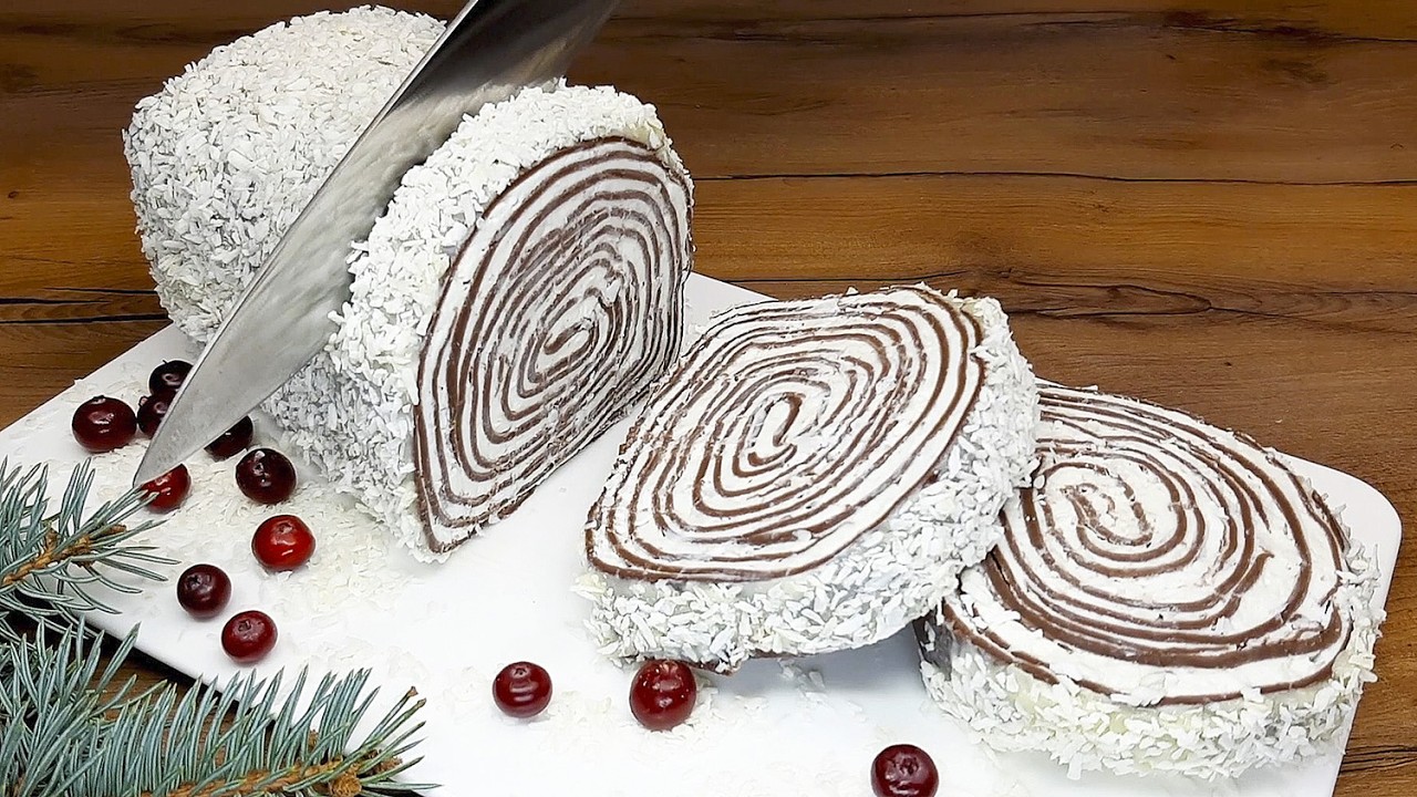 🎄Новый новогодний десерт за 15 минут, который тает во рту/ 🎄Без духовки! Никакого желатина!
