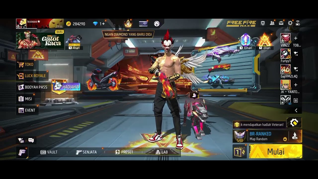 GW BELI AKUN FF SEHARGA 400K GAK NYANGKA TERNYATA ISINYA BEGINI😱😱🔥❗❗