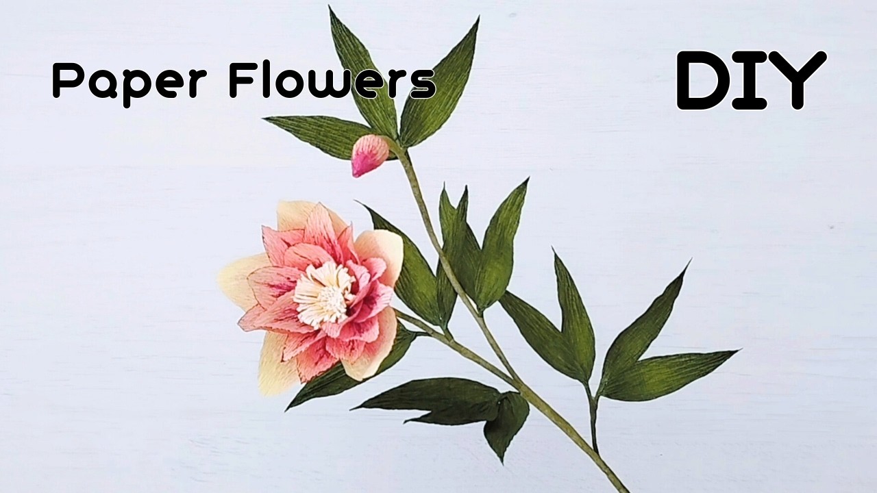 Make beautiful christmas roses with crepe paper🌺2026-02-23#DIYPaperflowercraft#Paperflowertutorial