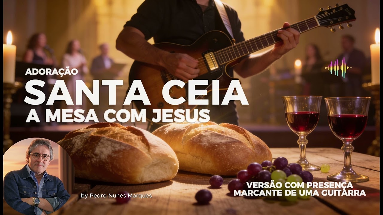 Santa Ceia. A mesa com Jesus, versão mais guitarra.