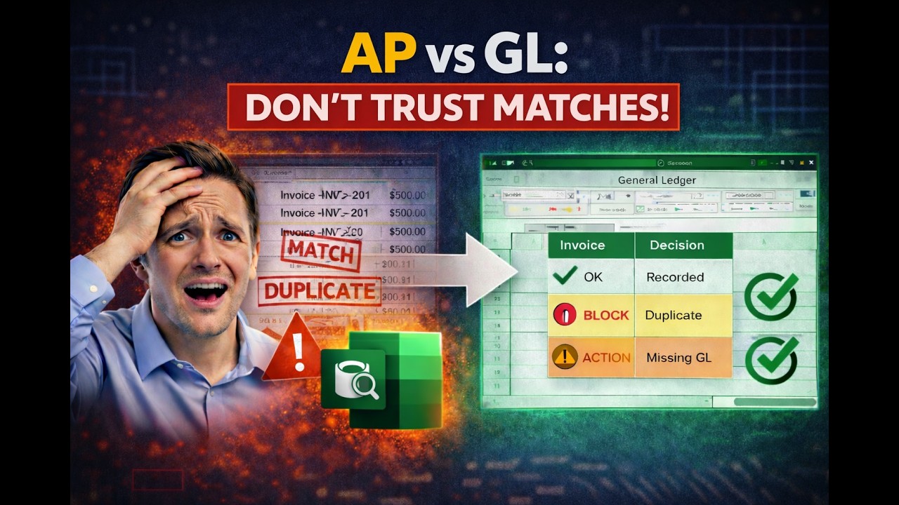 AP vs GL Can Match… and Still Be Wrong | The Control Most Teams Miss (Power Query)