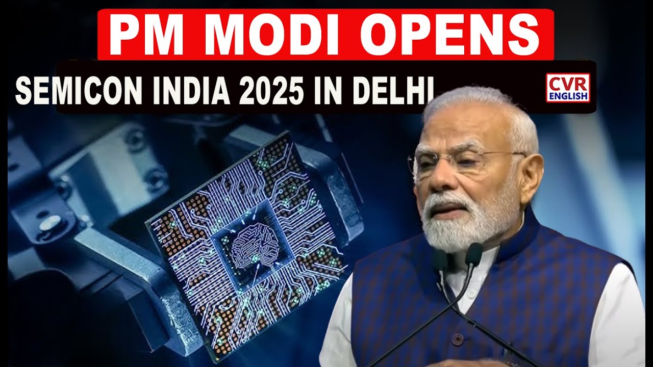 'Oil Was Black Gold, Chips Are Digital Diamonds', PM Modi On India's Semiconductor Growth|CVR Eng