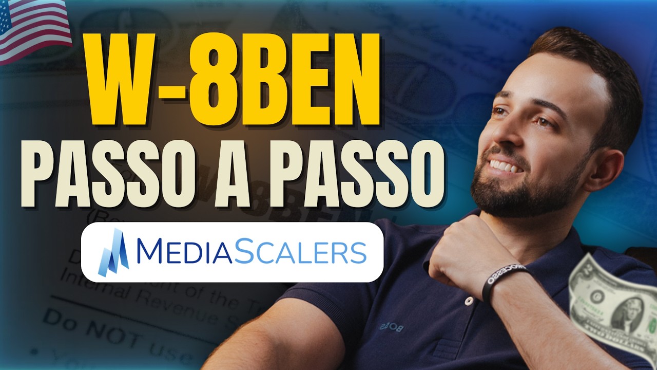 Como Preencher o W-8BEN na MediaScalers (Conta Bancária Americana Passo a Passo)