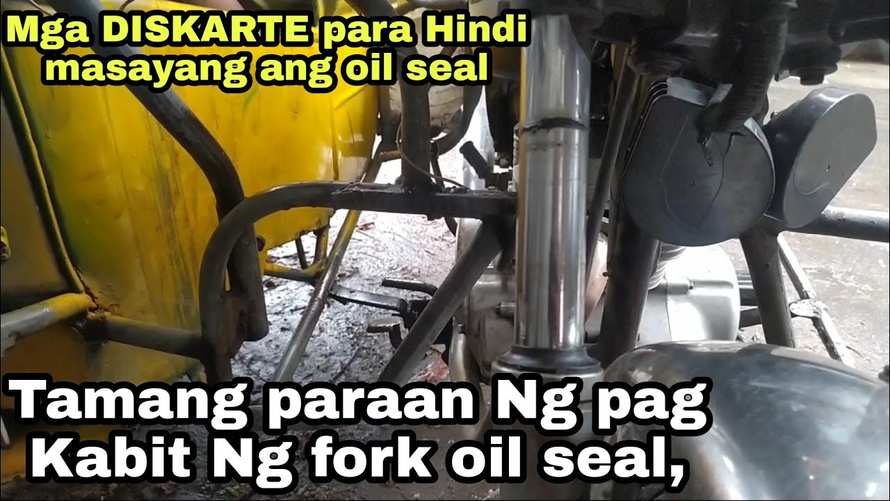 MGA DAPAT MONG MALAMAN SA PAG KABIT NG FORK OIL SEAL, ALAMIN!