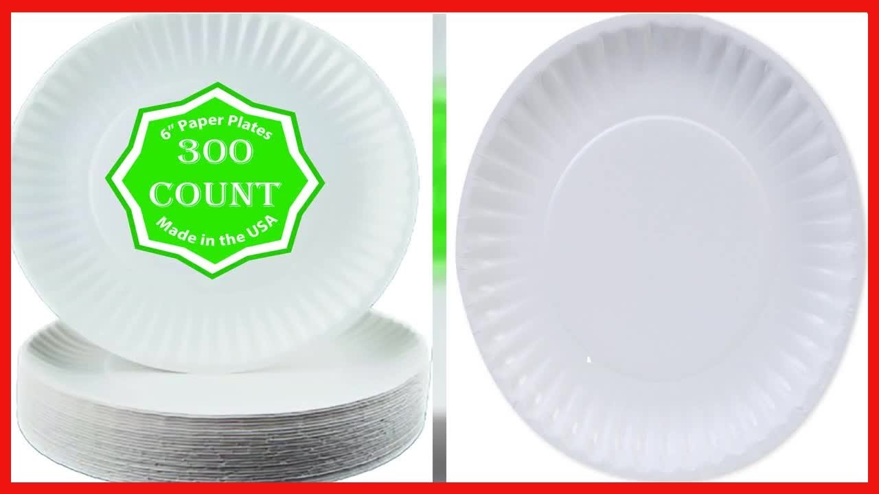 Perfect Ware 6 Inch Uncoated Paper Plates Affordable, Reliable, and Ready for Any Occasion