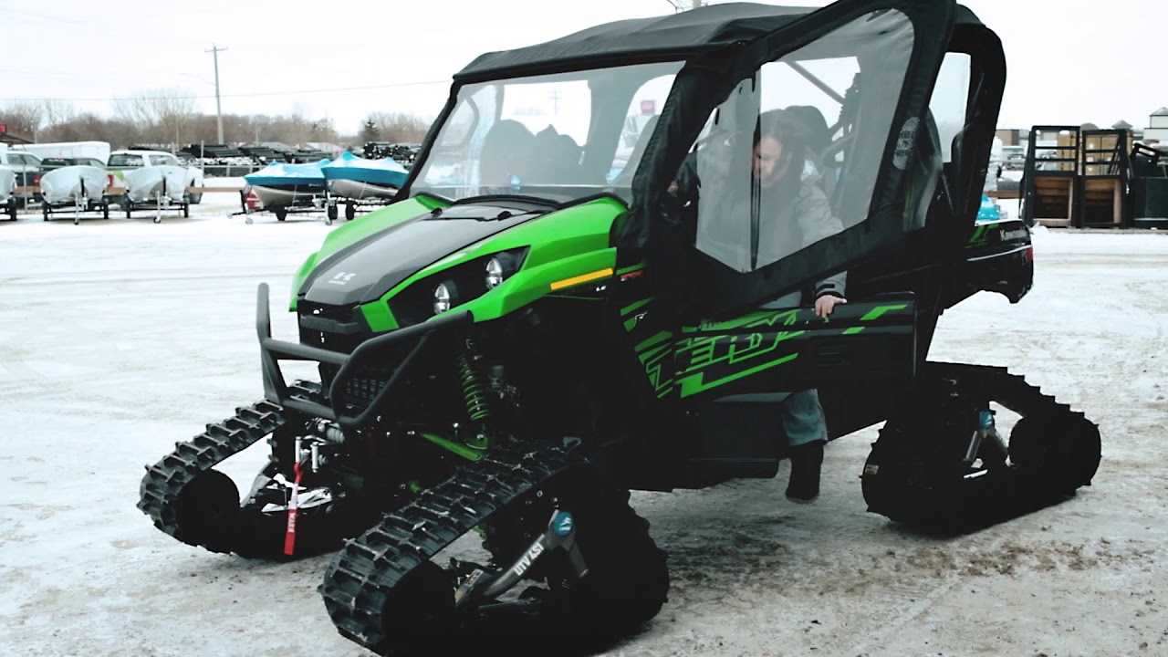 2020 Kawasaki Teryx4 800 With Camso Tracks & Soft Cab