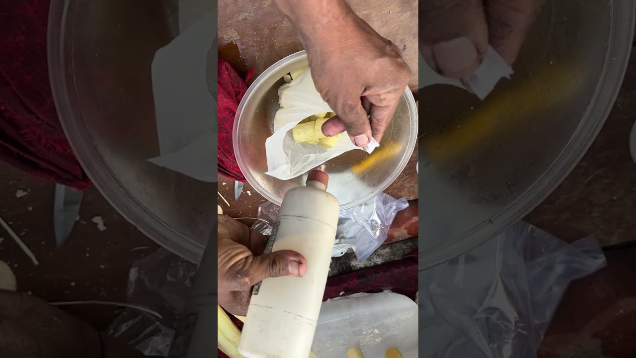 Black sugarcane cutting | First time in india