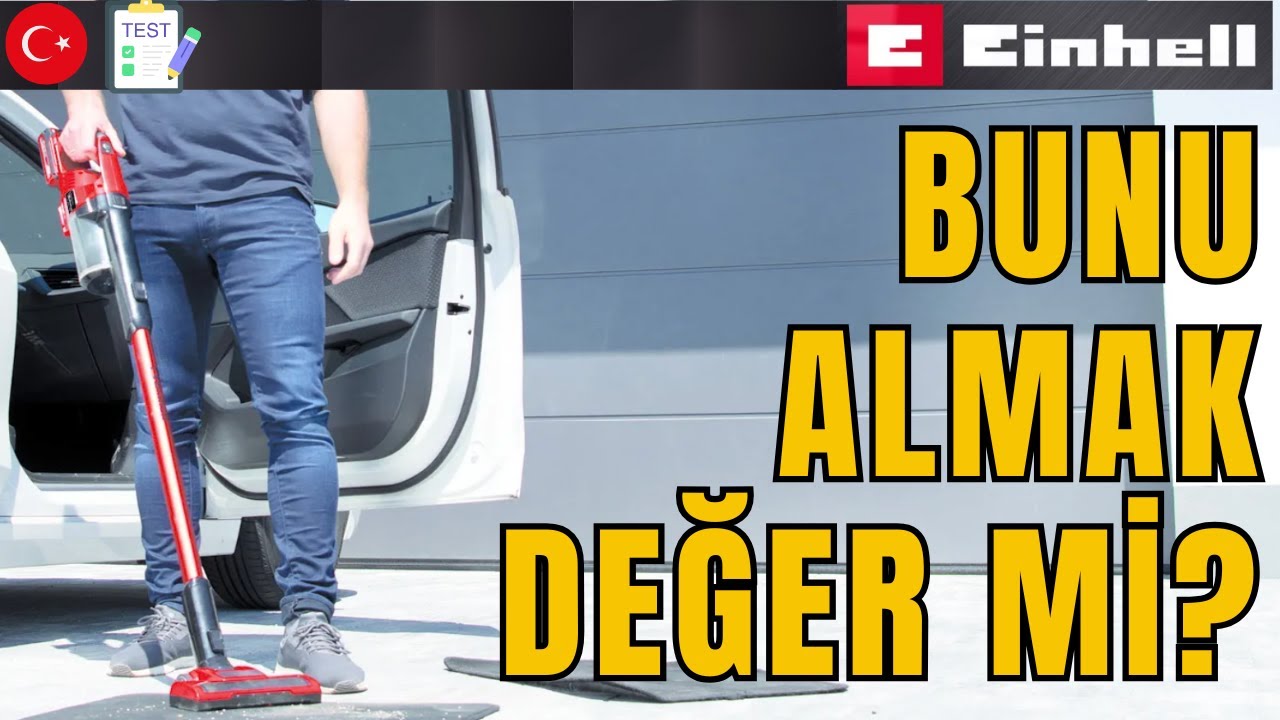 AKÜLÜ DIKEY SÜPÜRGE Einhell TE-SV 18 Li-Solo TÜRKÇE TURKISH