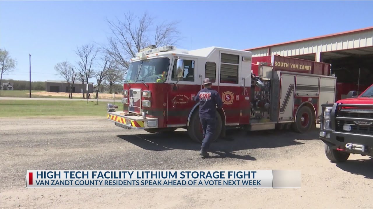 High tech facility lithium storage fight