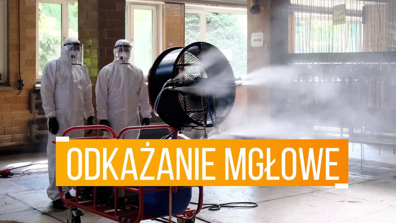 Odkażanie mgłowe - KWK Knurów Szczygłowice