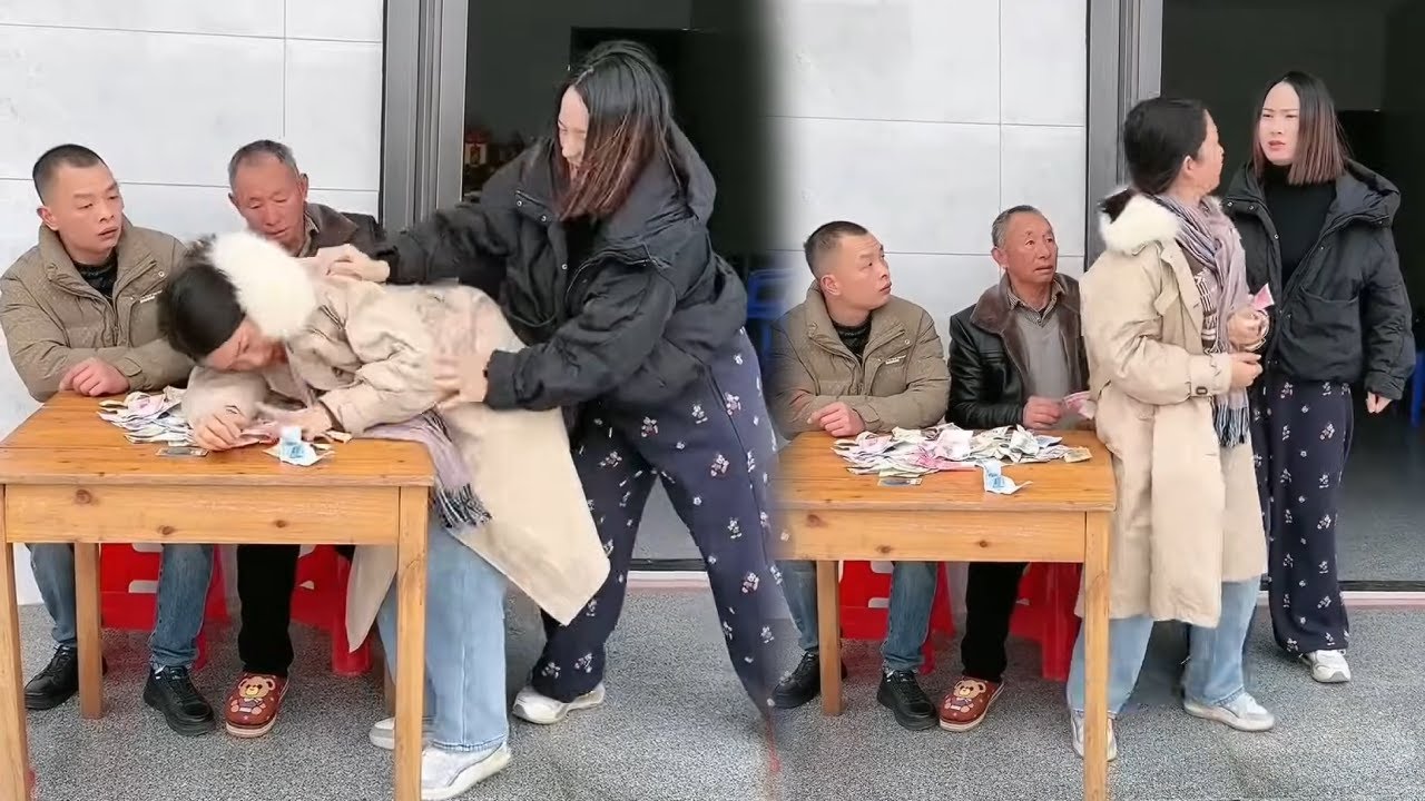 老表學表姐順手摸魚，反倒把自己的錢搭進去！舅舅不抓拿錢多的抓老表幹啥！#意想不到的结局 #这次亏大了 #农村生活 #comedy #搞笑 #funny