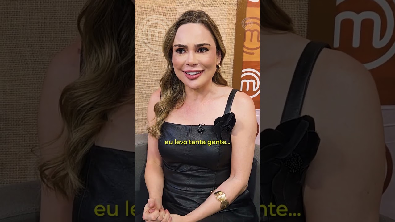A eliminada dessa semana, Rachel Sheherazade, chega no QG MasterChef com tudo! 