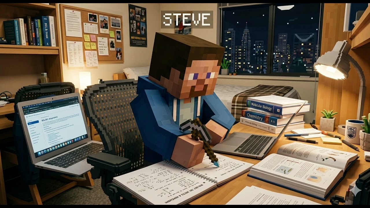MUSICA PARA HACER TAREA ¡MINECRAFT!