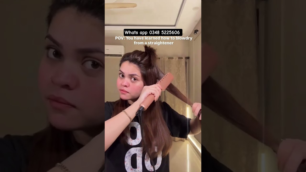 Hair straightener brush Best quality | How to straighten Hairs | Best Hair straightener | Hair style