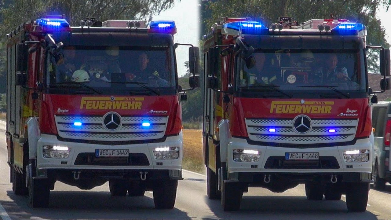 [SIRENENALARM | Neues LF 20!] - Einsatzfahrten Feuerwehr LUTTEN & GOLDENSTEDT zu mehreren Einsätzen!