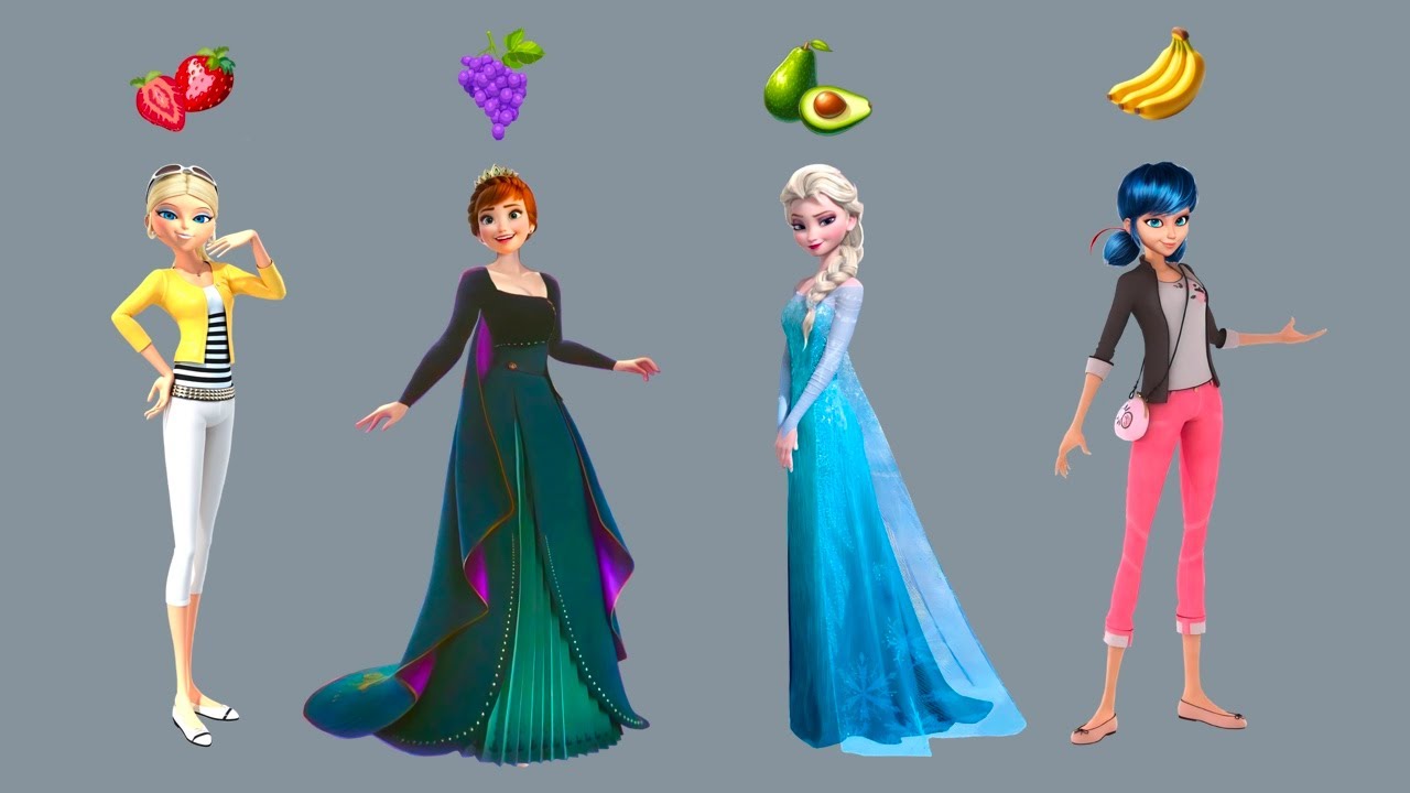 What's the BEST Fruit Fashion for Disney Princess? | Miraculous Transformation