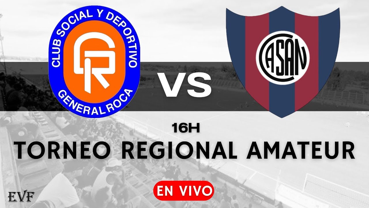 DEPORTIVO ROCA vs ARGENTINOS DEL NORTE | Torneo Regional Amateur - Fecha 1