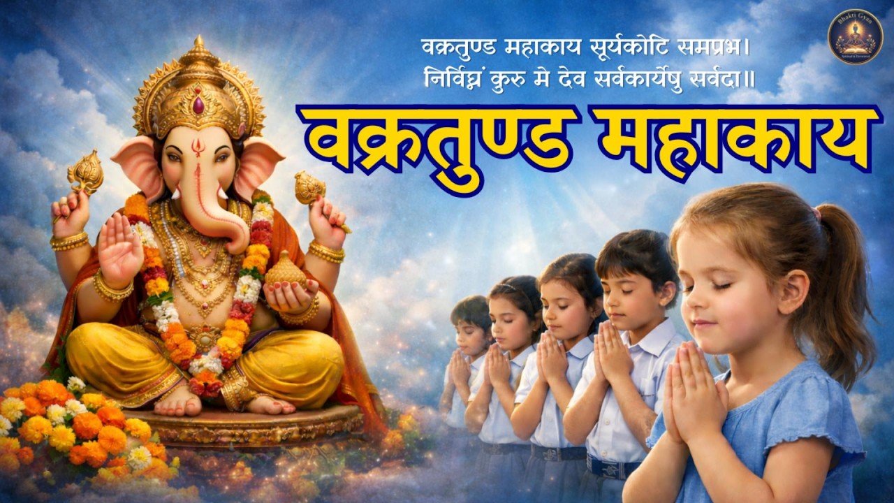 Vakratunda Mahakaya Mantra | Peaceful Ganesh Chant | वक्रतुण्ड महाकाय मंत्र