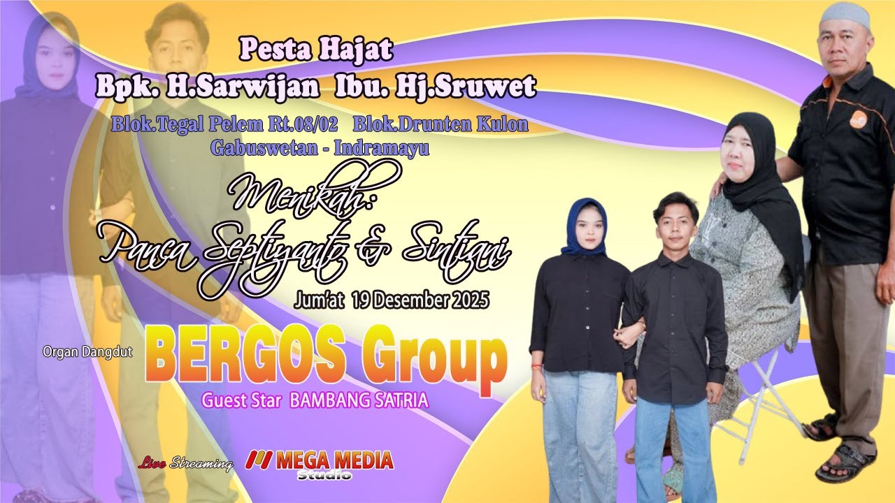 🔴Live BERGOS Group | Desa.Drunten Kulon Blok Tegal Pelem Rt.08/02  | Jum'at  19 Desember 2025