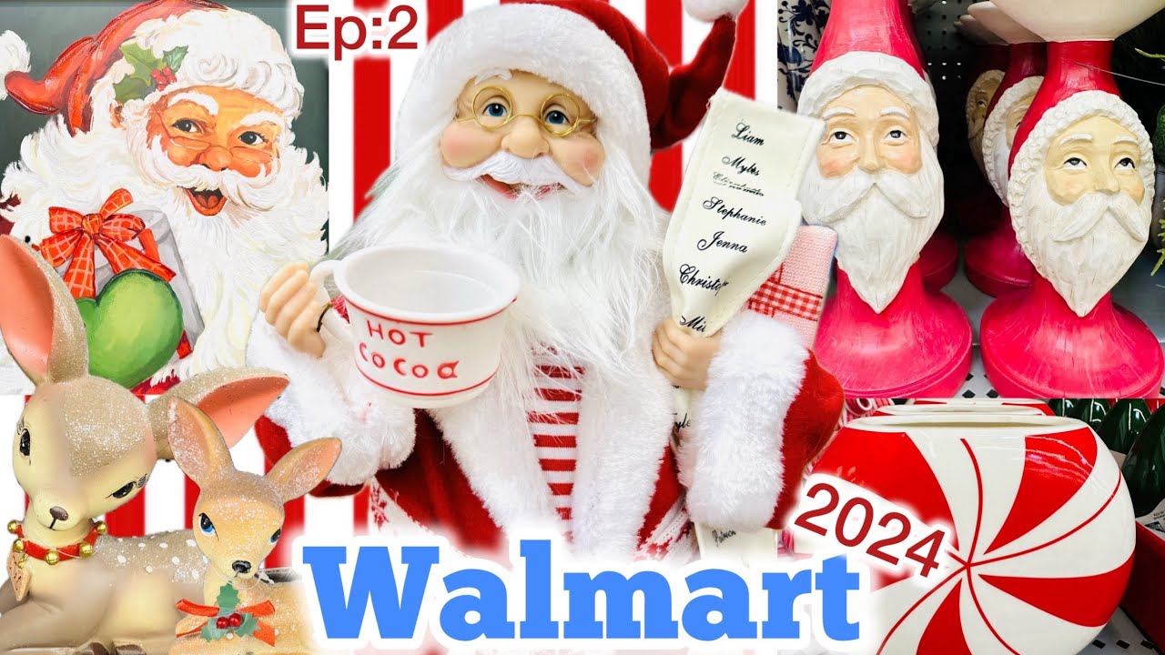 Walmart Christmas 2024 | Episode 2 | New Walmart Christmas Decorations | Christmas Shop With Me