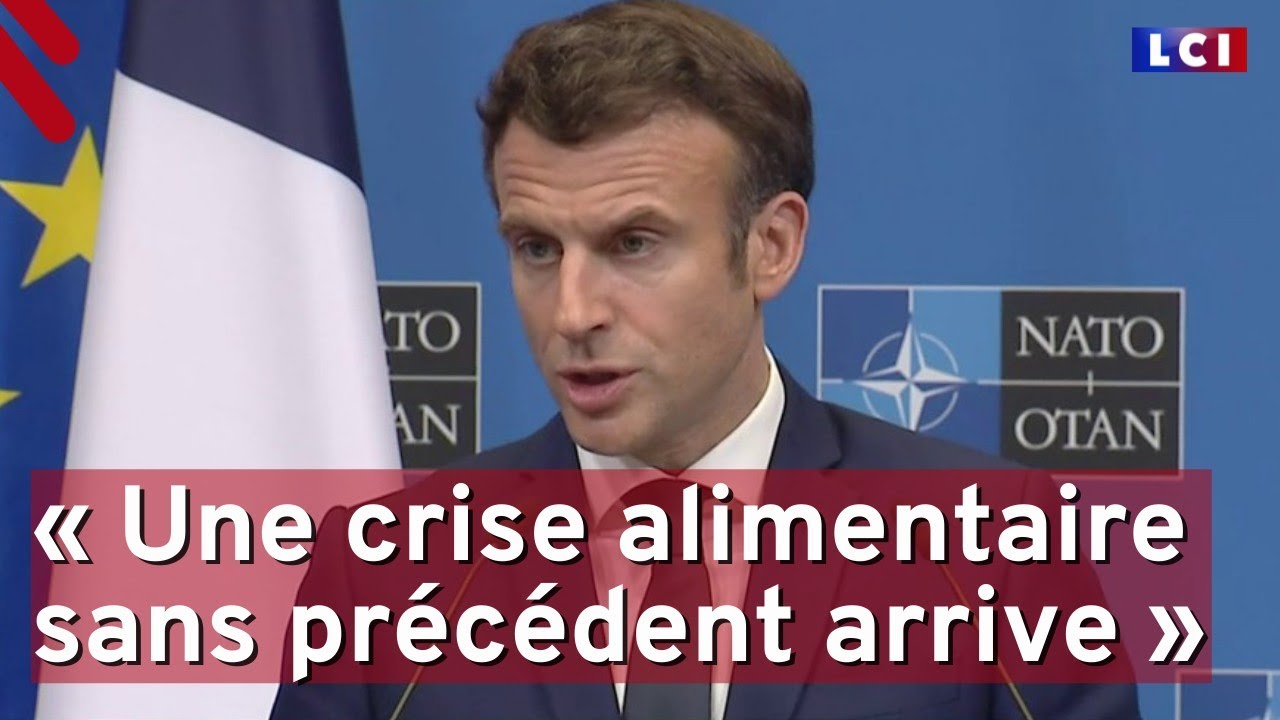 « Une crise alimentaire sans précédent arrive », prévient Macron
