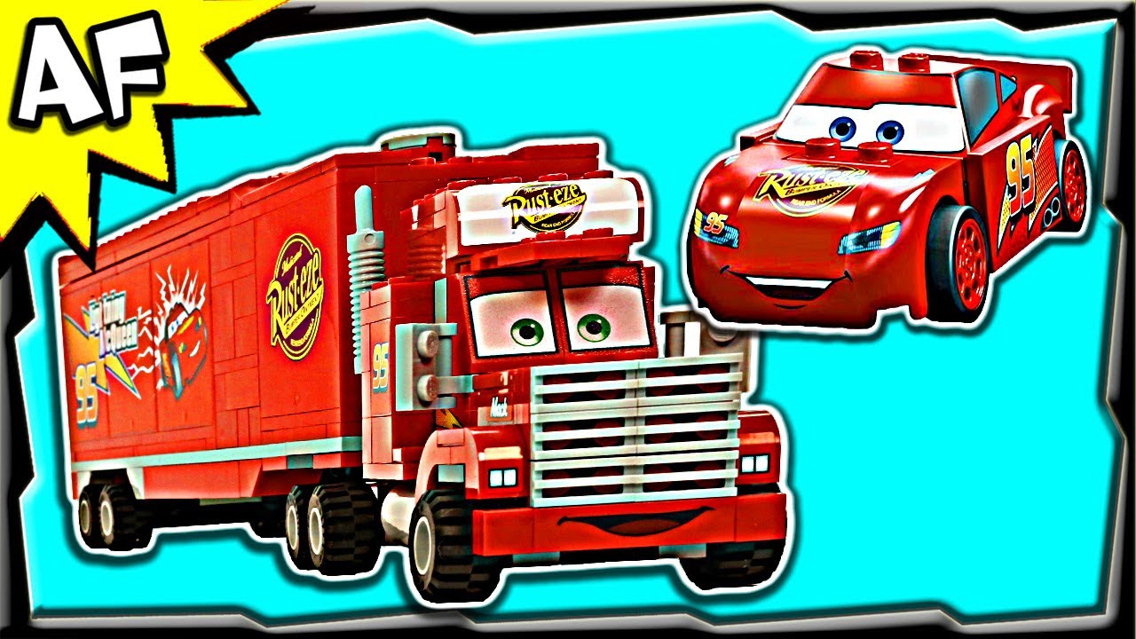 Lego Cars MACK's TEAM TRUCK 8486 Stop Motion Set Review