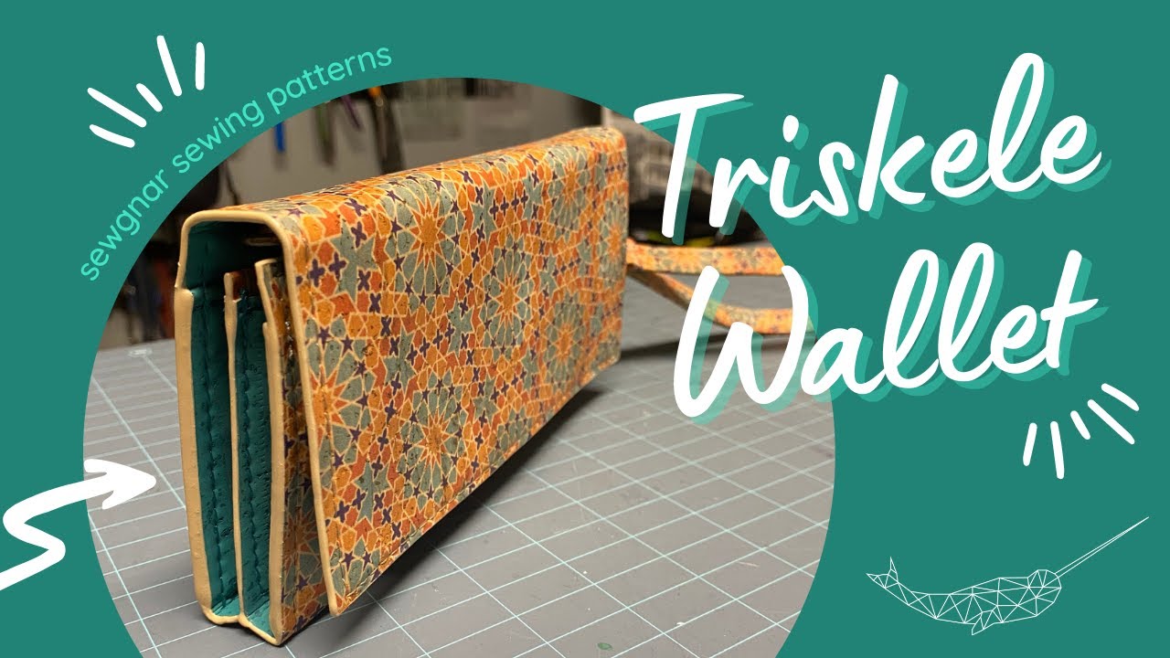 SewGnar Sewing Patterns Triskele Wallet - full updated construction video