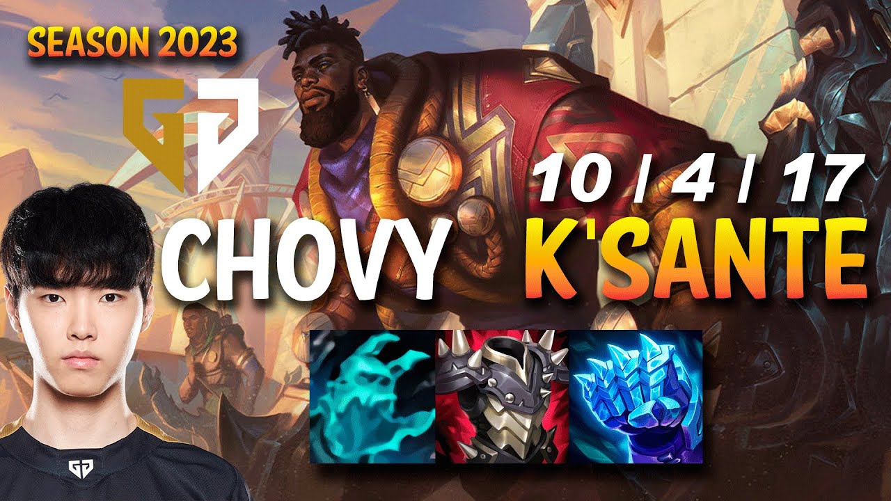 GEN Chovy K'SANTE vs TRISTANA Mid - KR Ranked
