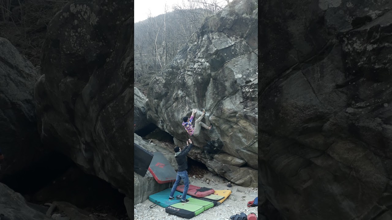 Bach Block (7B+) / Brione / fiume
