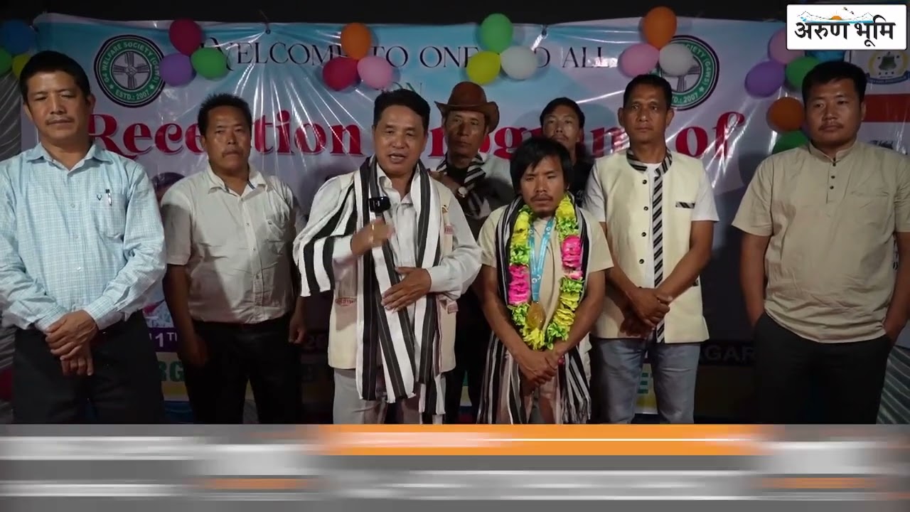 Grand Reception Organised for Para  Badminton Gold Medallist Gokia Gobin