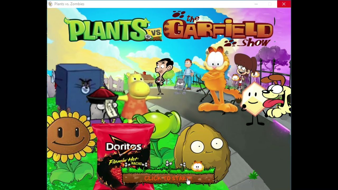 Plantas vs The Garfield show Supervivencia piscina día difícil ❤