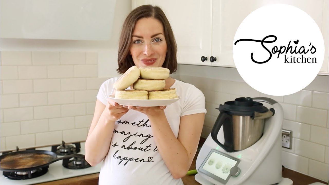 Making Thermomix English Muffins | Sophia's Kitchen