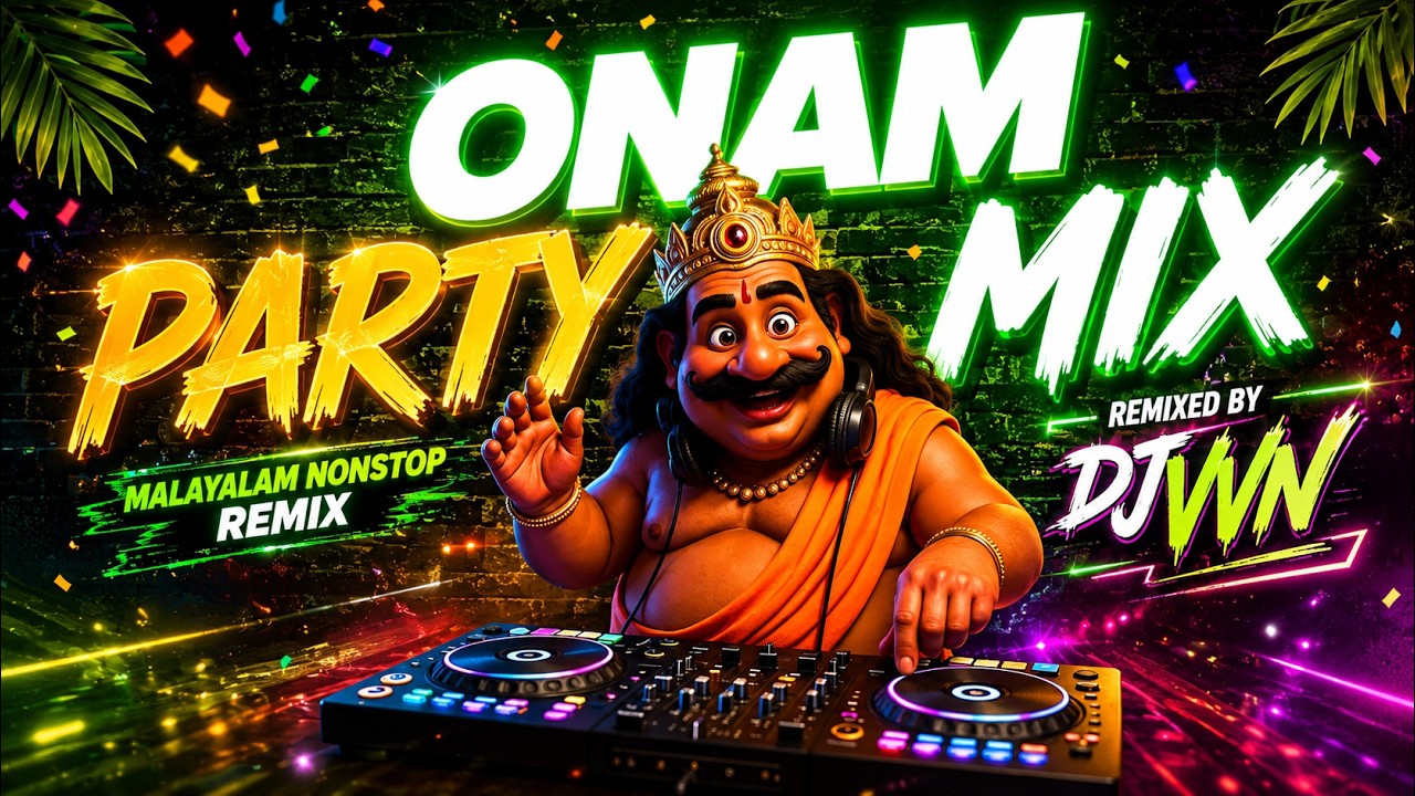 ONAM PARTY MIX | MALAYALAM NONSTOP  PARTY MIX 2025 | PART 97 | PARTY MIX BY DJVVN #malayalamsongs