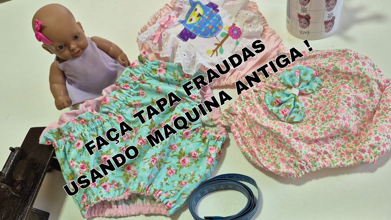 COMO FAZER TAPA FRAUDAS USANDO  ATÉ UMA ANTIGA MAQUINA.