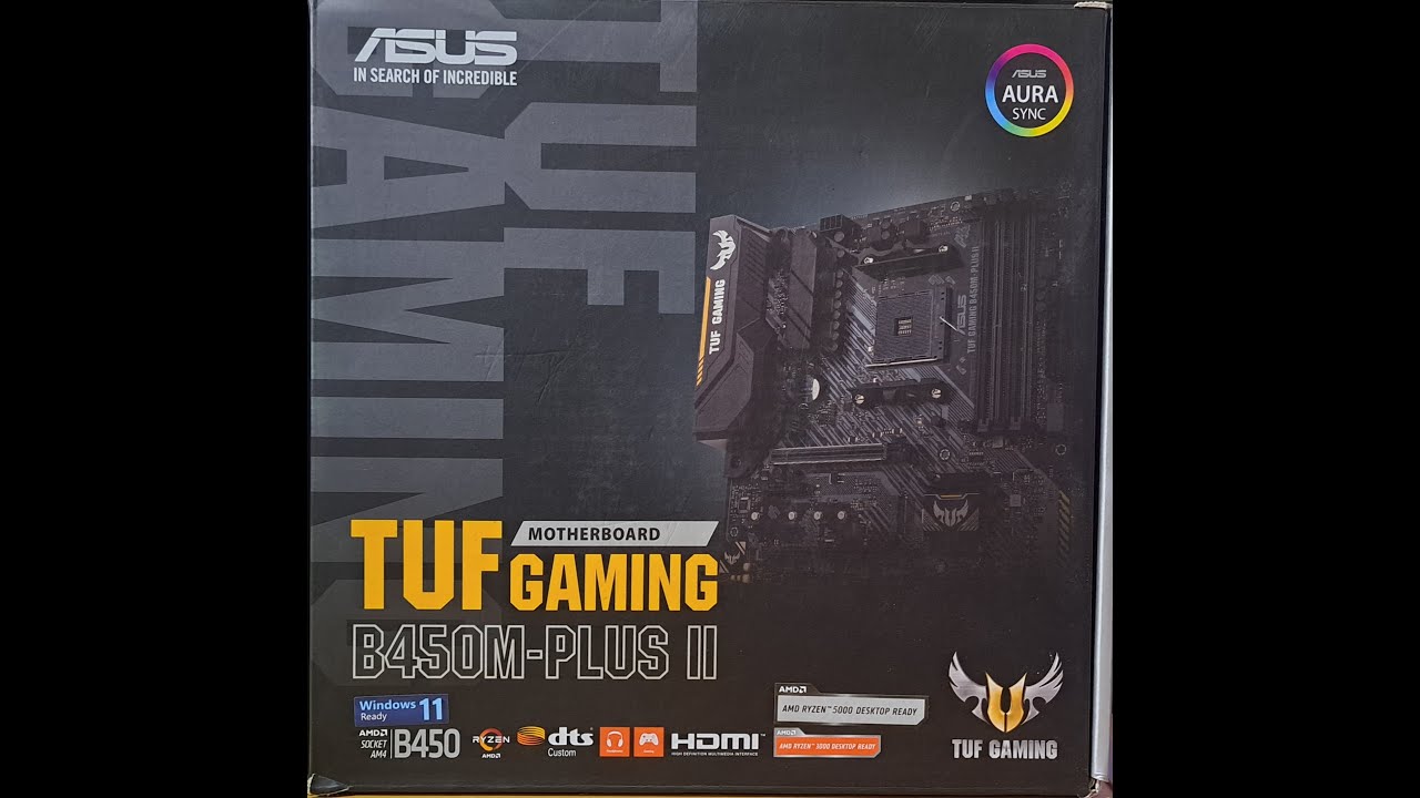 Como actualizar la BIOS Tarjeta Madre Asus Tuf Gaming B450M Plus II, con procesador Ryzen 5 5600G