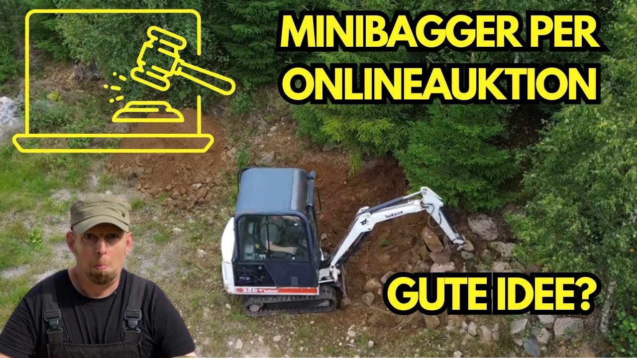 Maschinen Auktion - Man weiß nie, was man bekommt  - Bagger macht mehr Probleme als gedacht!