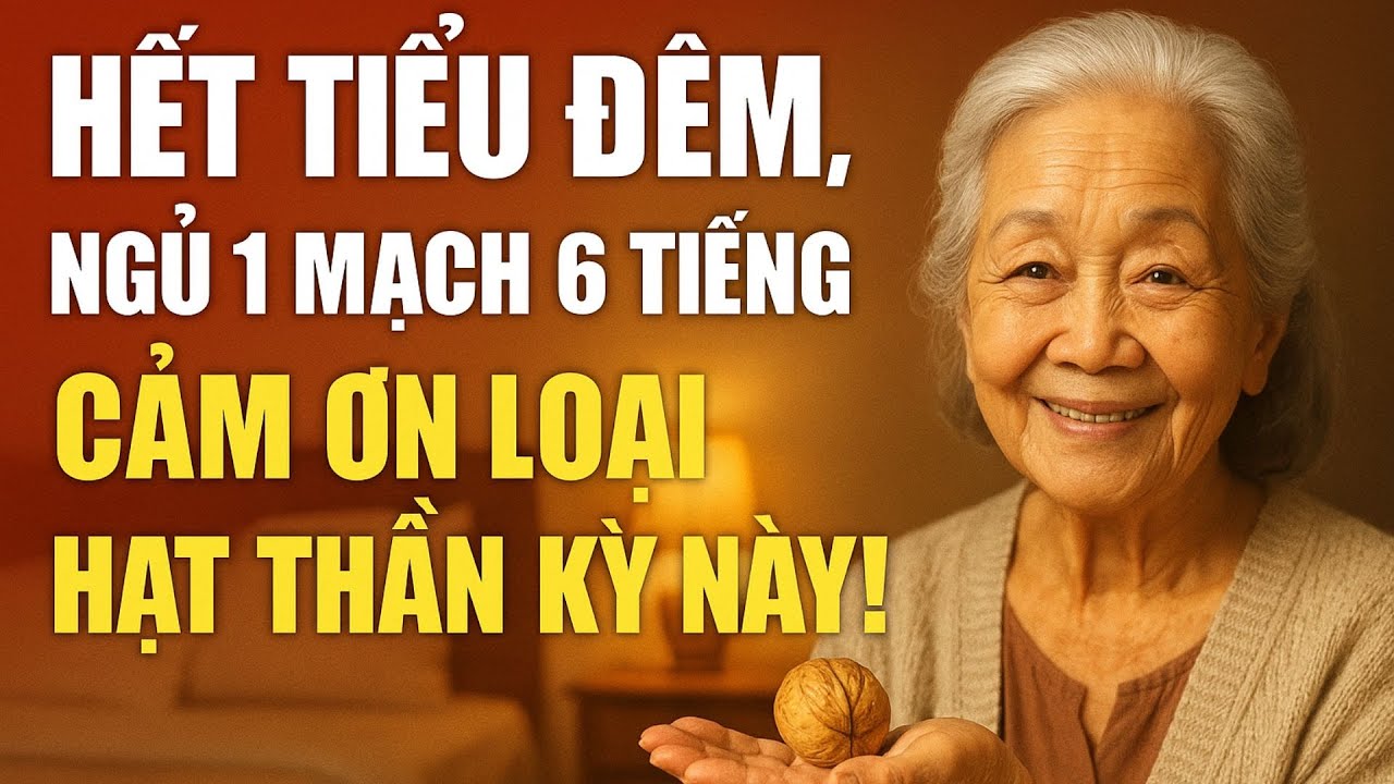 NGỦ KHÔNG NGON, TIỂU NHIỀU VỀ ĐÊM? GIẢI PHÁP CHỈ GÓI GỌN TRONG VÀI HẠT NÀY! – NGỦ NGON, SỐNG THỌ!