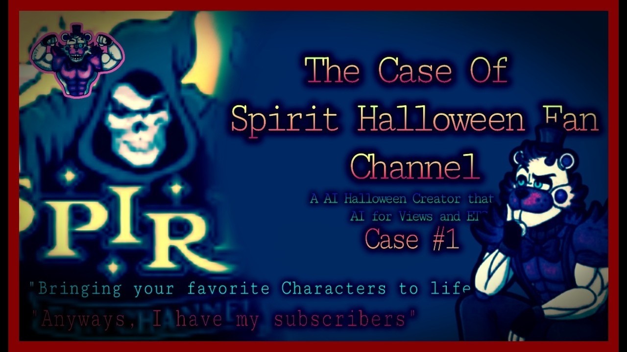 The Case of The Spirit Halloween Fan Channel: An AI slop beggar for likes and Subscribers and fakes.