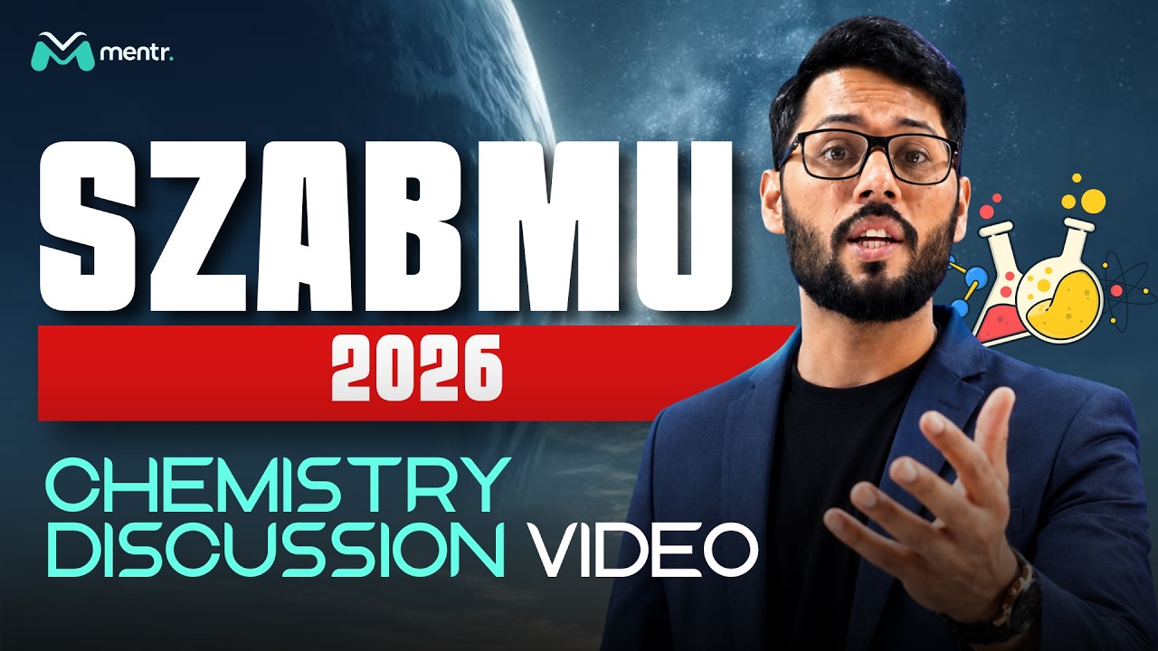 SZABMU 2026 - Chemistry Discussion by Mentr