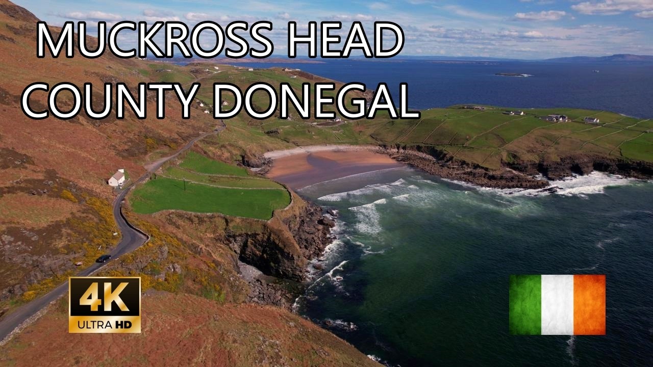 Muckross Head, County Donegal, Ireland - 4K DJI Air2S Drone Footage